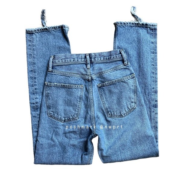 AGOLDE 90’s Pinch Waist Endless High Rise Waist Straight Leg 23 24 - Picture 7 of 13